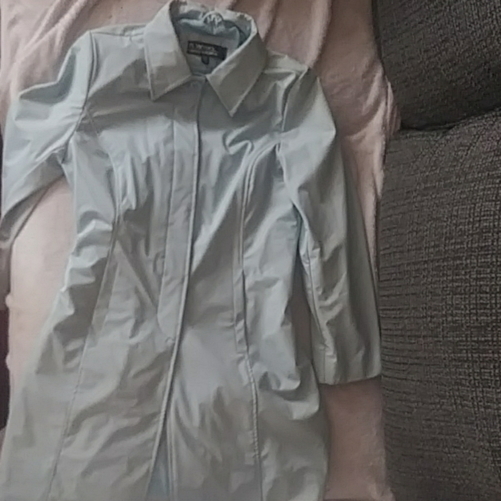 Pastel Blue rain jacket